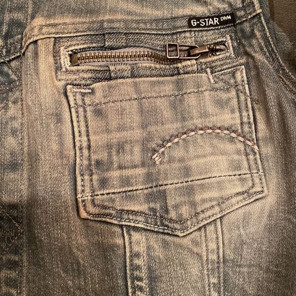 Authentic G-STAR Raw Denim New Fender women’s jean jacket SZ small - Picture 6 of 13